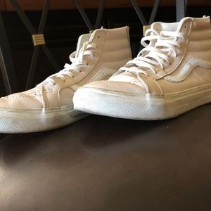 Vans Sk8 hi Rose Gold-- Size 8.5
